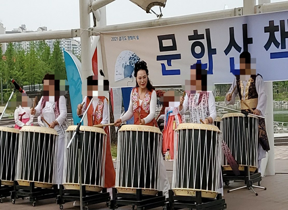 타악그룹 “락” 2021 경기도 문화의 날 공연 사진 