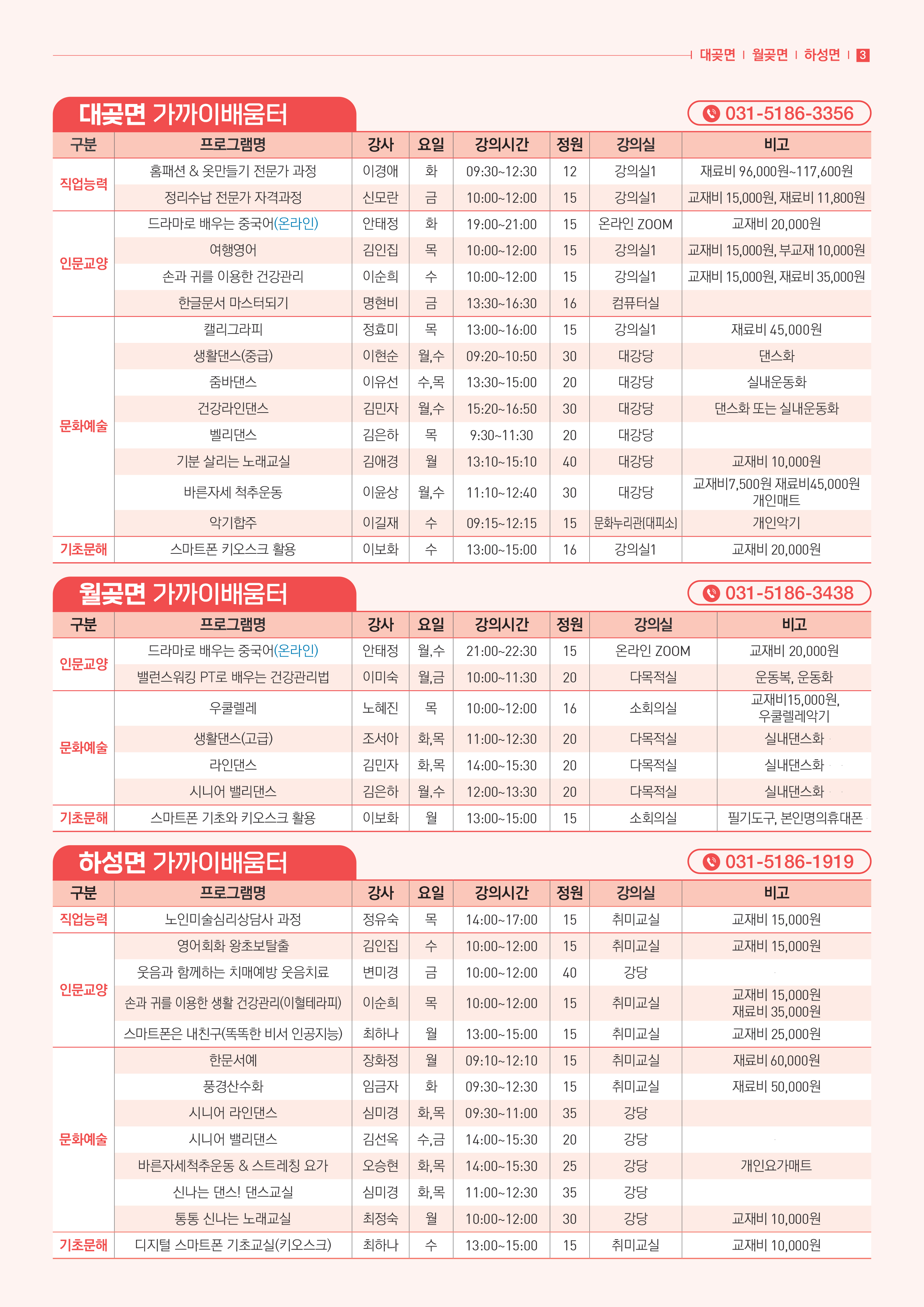 공지사항 | 김포시 평생교육 통합 플랫폼