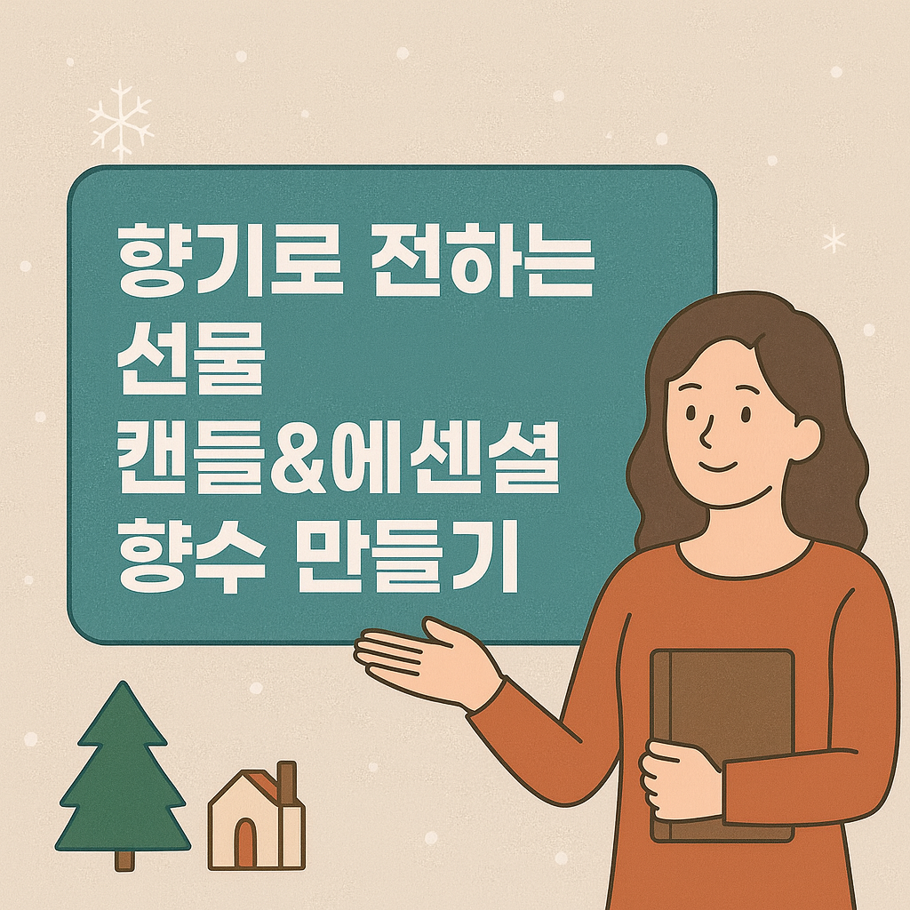 향기로 전하는 선물  캔들&에센셜 향수 만들기